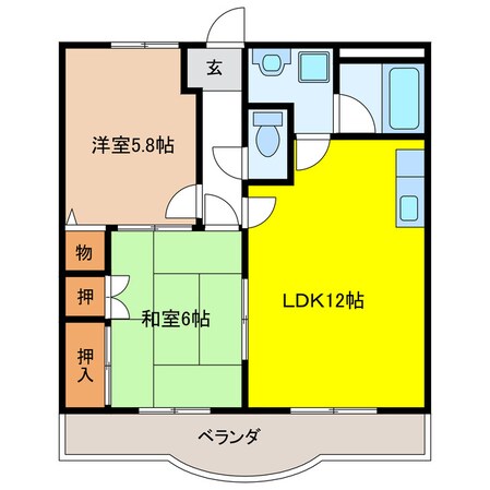 コンフォース　(薮田東)の物件間取画像